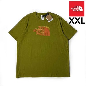 売切り【正規新品】THE NORTH FACE◆S/S BOX NSE TEE 半袖 Tシャツ US限定 ビッグサイズ ボックスロゴ グラフィック 3D(XXL)緑 180902-15