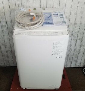 【極美品】2022年 高年式 HITACHI 洗濯機 BW-X100G 10kg 自動投入 日立 洗濯機 ビートウォッシュ ナイアガラビート洗浄