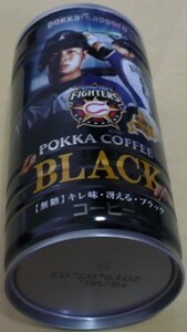 2018POKKA SAPPORO(ポッカサッポロ)×日本ハムファイターズ北海道限定缶コーヒーBLACK(無糖)近藤健介8　現福岡ソフトバンクホークス