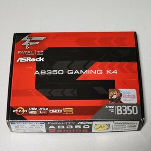 ASRock FATAL1TY AB350 Gaming K4 IOパネル付属 Socket AM4 ATXマザーボード RYZEN5000シリーズ対応 最新Bios 動作確認済 PCパーツ