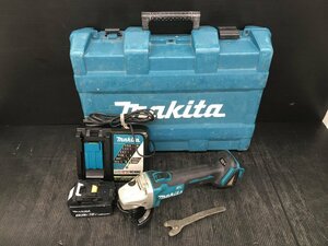 【中古品】★makita(マキタ) 100㎜18v充電式ディスクグラインダ (6.0Ahバッテリ/充電器/ケース) GA404DRGXN ITIM1EQJVOZC