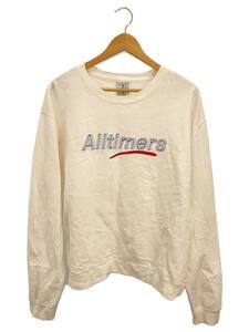 Alltimers◆スウェット/長袖/XL/コットン/WHT