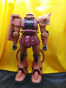 【組立済】BANDAI 1/48 MS-06S ZAKUⅡ メガサイズモデル シャア専用ザク