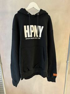 HERON PRESTON】REG HPNY HOODIE BLACK