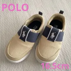 POLO スリッポン スニーカー