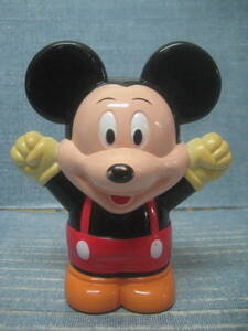 ☆ミッキーマウス フィギュア 貯金箱 レトロ ビンテージ かなり昔の物 希少☆