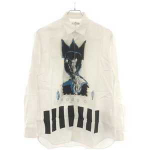 COMME des GARCONS SHIRT コムデギャルソンシャツ 18AW Jean Michel Basquiat バスキア シャツ ホワイト S W26043 ITE9JD1LS6WG