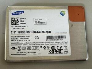 SAMSUNG SSD 128GB【動作確認済み】0848　