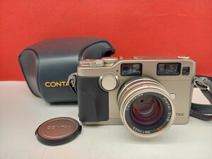■ CONTAX G2 レンジファインダー フィルムカメラ Carl Zeiss Planar 2/45 T* レンズ 動作確認済 シャッターOK コンタックス