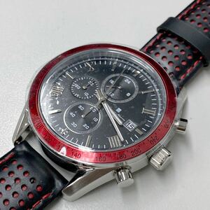 Salvatore Marra サルバトーレマーラ メンズ腕時計　クロノグラフ 42mm SM19108-SSBKRD2 ブラック 新品未使用　