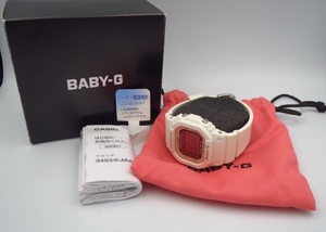 ○H78909:CASIO Baby-G 腕時計 カシオ ベビーG タフソーラー 3493 BGD-5000 箱・取説付 中古品