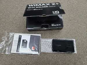 UQコミュニケーションズ モバイルルーター Wi-Fi WALKER WiMAX2+ NAD11☆通電確認/中古