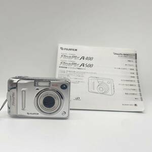 【動作確認済み・説明書付き】FUJIFILM FinePix A500 コンパクトデジタルカメラ デジカメ FUJIFILM シャッター&フラッシュOK