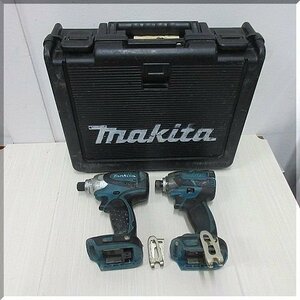 ■makita マキタ 充電式インパクトドライバ TD137D TD130D 本体のみ TD148Dケースのみ 現状品■3点■