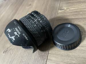 SIGMA　 Nikon 用レンズ　　FISHEYE 15mm　1:2.8　　キャップ付　　シグマ　ニコン　FISH EYE 15 2.8