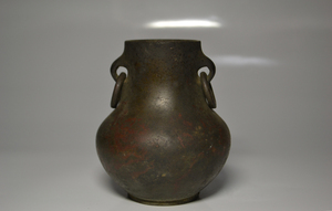 銅器　花瓶　華道具　置物　