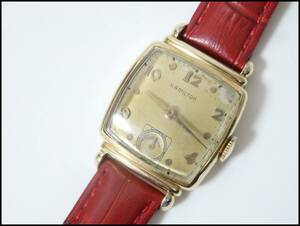 ＜本物 HAMILTON ハミルトン 腕時計 スモールセコンド 50年代 14K GOLD FILLED＞7.21.12　☆定形外290円☆