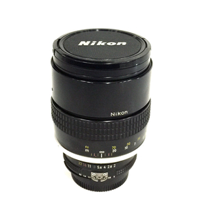 1円 Nikon NIKKOR 135mm 1:2 カメラレンズ Fマウント マニュアルフォーカス