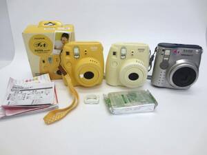 【5-116】FUJIFILM 富士フィルム チェキ 3点まとめ instax　mini8/instax mini10 インスタントカメラ