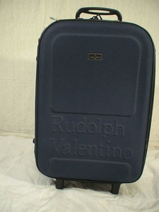 1551　Rudolph valentino 紺色　スーツケース　キャリケース　旅行用　ビジネストラベルバック