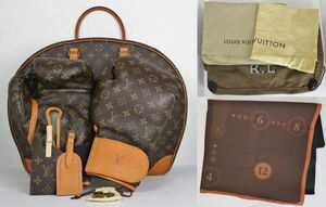 160th LOUIS VUITTON x Karl Lagerfeld ルイヴィトン パンチング スーツケース バッグ ボクシンググローブ M40241 BOXING GROOVE BAG b7490