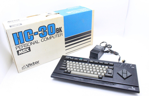 【ト石】通電確認 Victor ビクター パーソナルコンピューター MSX HC-30 BK 箱付き ECZ01EWH25