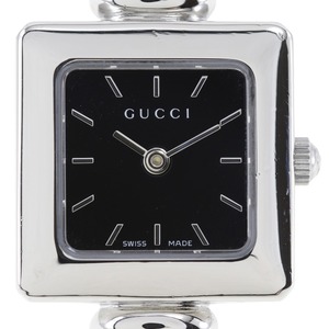 GUCCI グッチ 1900L 腕時計 クオーツ アナログ表示 レディース 黒文字盤【I213023027】中古