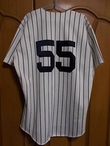 【正規品・古着】ニューヨークヤンキース（H）ユニフォーム　松井秀樹＃55　アシックス製　MLB