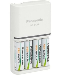 PANASONIC SIZE3 EVOLTA X4 + CHARGER SET K-KJ83MLE40