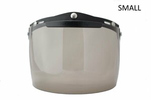 ★JET FLIP VISOR（ジェットフリップバイザー） ヘルメット シールド スモーク スモール フリップアップ　曇り止め 三点止め 英国製