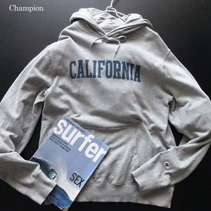 【Champion チャンピオン】CALIFORNIA カリフォルニア ロゴ 裏毛 スウェットパーカー XL 大きいサイズ!!