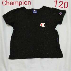 Champion ブラック カラフル Ｔシャツ 120cm カットソー 子供服 トップス 半袖Tシャツ キッズ チャンピオン