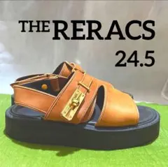 THE RERACS リラクス サンダル 箱付き ブラウン 24.5cm レザー