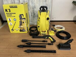 §未使用【KARCHER ケルヒャー 家庭用 高圧洗浄機 K3 静音 サイレント プラス ベランダ 東日本／50Hz仕様 オプション付】P01043