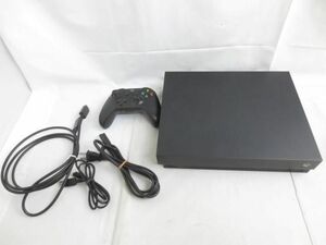 【同梱可】中古品 ゲーム Xbox One 本体 Xbox One X Model 1787 ブラック 動作品 電源ケーブル HDMIケーブル コント