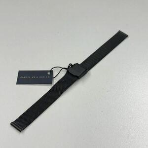 ダニエルウェリントン DW Daniel Daniel Wellington メッシュベルト ステンレス 12mm 時計ベルト 替ベルト 交換ベルト ブラック