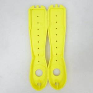 中古 キレイ スキー 2018年頃のモデル ATOMIC/アトミック ブーツ用FLEX FRAMES 25-25.5cm・DH→SOFT/YELLOW