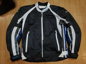 【おすすめM】HYOD D3Oメッシュジャケット　ST-S SIDE LINE バイク ライディング ライダース　ブルー