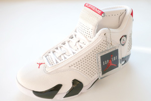 サイズ27ｃｍ！Supreme Nike Air Jordan XIVシュプリームナイキエアジョーダン14白