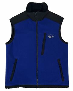 USA製 1990s MOUNTAIN HARD WEAR Fleece vest M Navyマウンテンハードウエア フリースベスト ソフトシェル ジャケット 登山 トレッキング