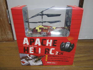 未使用 送料無料 アパッチ ヘリ ヘリコプター 充電式 室内で飛ばせる ラジコン RC 2ch APACHE HELI RED 未開封 レッドスパイス 最安提供