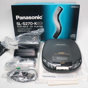 11) 未使用品 Panasonic パナソニック SL-S270-K ポータブルCDプレーヤー PORTABLE CD PLAYER ブラック