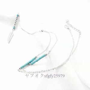 A052J☆新品人気 フリンジ復古 ファッション フェザー ロングネックレス ロングペンダント レディース アクセサリーA