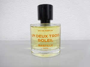 残量9割程度 BASTILLE バスティーユ UN DEUX TROIS SOLEIL アン ドゥ トロワ ソレイユ 50ml オードパルファム EDP 香水 フレグランス