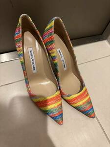 MANOLO BLAHNIK マノロ　パンプス　36.5