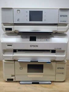 ☆EPSON　EP-707A EP-805AW EP-807AW インクジェット複合機　プリンター　ジャンク品　3台まとめて　１円スタート！　エプソン