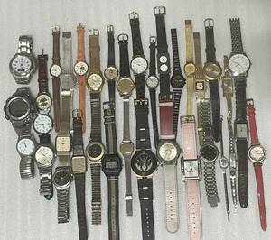 腕時計 35本セット ジャンクまとめ オメガ OMEGA ORIENT CASIO SEIKO CIMA ディズニー オリエント セイコー カシオ シチズンミッキーマウス