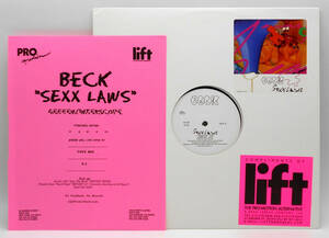 ★US ORIG PROMO 12inch★BECK/SexxLaws 1999年 音圧凄 プロモ盤のみ4ver.収録 DJ用アンケート用紙付 Midnite Vultures 山塚EYE(BOREDOMS)