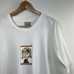 ビンテージ 90s【drawls】ブルースリー Tシャツ XL USA製 燃えよドラゴン bruce lee 映画 ムービーT アメカジ 龍 シュプリーム 元ネタ