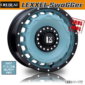 ホイール新品 4本セット OFFBEAT LEXXEL SwaGGer MATアンビル&BLACKRIM 16インチ 6H139.7 5.5J+0 110.2 業販4本購入で送料無料